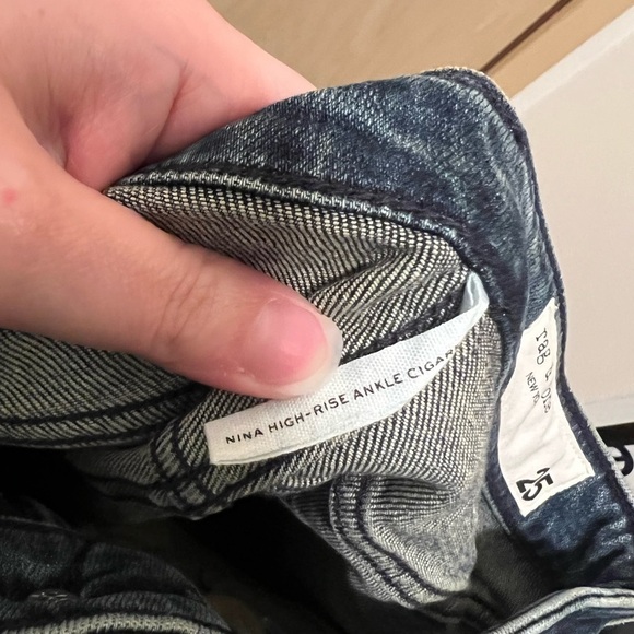 NWT rag & bone Nina high rise ankle cigarette - Picture 4 of 4